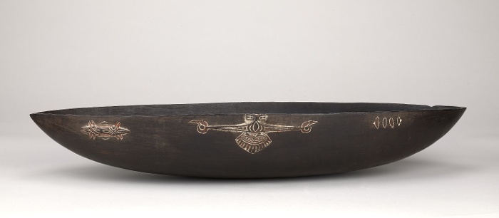 Wooden Dish, NM 56743, Tami Islands, Papua New Guinea, 1890s