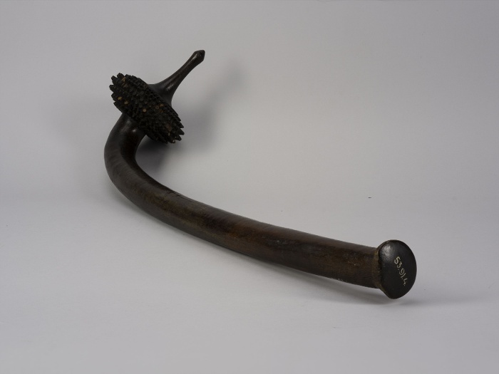 NM 53.91.4, Totokia, buzogány (a Debreceni Református Kollégium átadása), Fidzsi-szigetek, 19. század