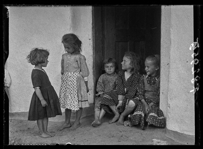 Gyermekek, Gönyey Sándor felvétele, Pusztafalu, 1939, F 82955