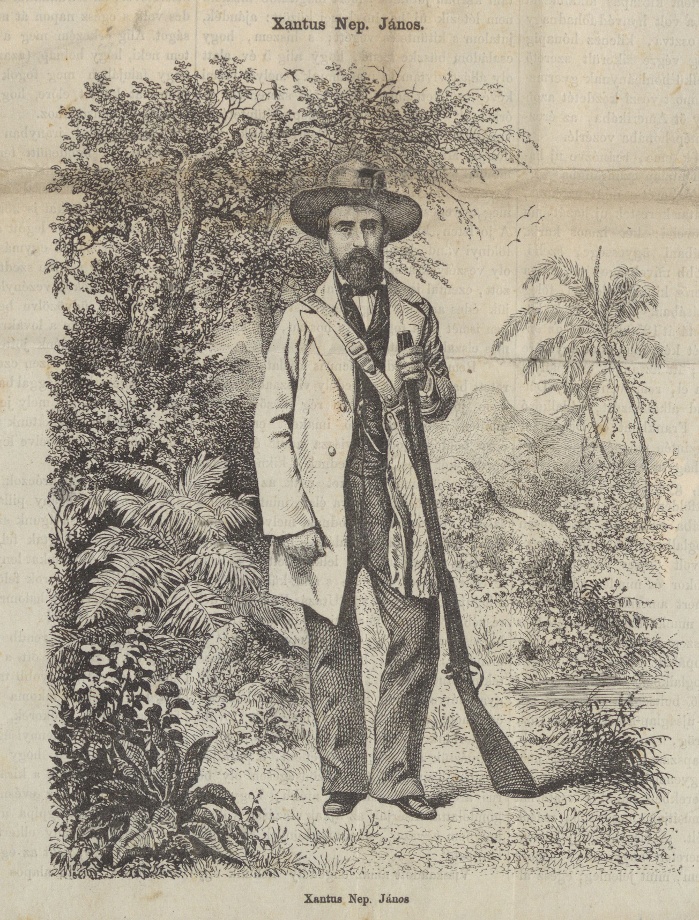 Xántus János. Képes Újság 1859. (3.217)
