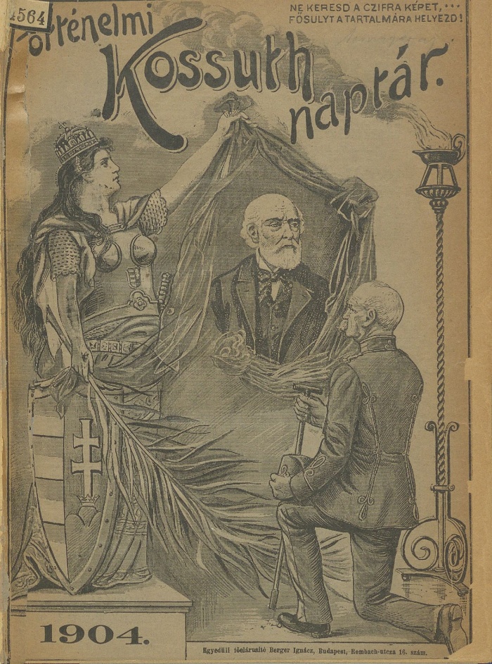 1.Történelmi Kossuth-naptár az 1904-ik szökő esztendőre. Bp.: Országos Központi Községi Nyomda Rt. (Kal 4.564)